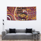 Aboriginal Barramundi Fishing Fear What Lurks Below Tapestry Indigenous Australian Dot Predatory Fish