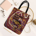 Aboriginal Barramundi Fishing Fear What Lurks Below Tote Bag Indigenous Australian Dot Predatory Fish
