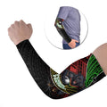 Penrith Panthers Rugby Arm Sleeves Tribal Polynesian Power Art - Lightning Mascot
