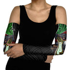 Penrith Panthers Rugby Arm Sleeves Tribal Polynesian Power Art - Lightning Mascot