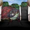 Penrith Panthers Rugby Back Car Seat Cover Tribal Polynesian Power Art - Lightning Mascot