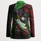 Penrith Panthers Rugby Blazer Tribal Polynesian Power Art - Lightning Mascot