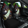Penrith Panthers Rugby Car Seat Cover Tribal Polynesian Power Art - Lightning Mascot