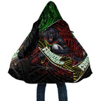 Penrith Panthers Rugby Cloak Tribal Polynesian Power Art - Lightning Mascot