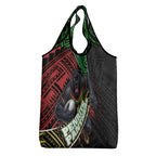 Penrith Panthers Rugby Grocery Bag Tribal Polynesian Power Art - Lightning Mascot
