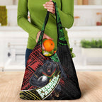 Penrith Panthers Rugby Grocery Bag Tribal Polynesian Power Art - Lightning Mascot