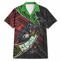Penrith Panthers Rugby Hawaiian Shirt Tribal Polynesian Power Art - Lightning Mascot