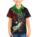 Penrith Panthers Rugby Kid Hawaiian Shirt Tribal Polynesian Power Art - Lightning Mascot