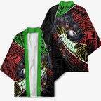 Penrith Panthers Rugby Kimono Tribal Polynesian Power Art - Lightning Mascot