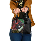 Penrith Panthers Rugby Shoulder Handbag Tribal Polynesian Power Art - Lightning Mascot