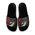 Penrith Panthers Rugby Slide Sandals Tribal Polynesian Power Art - Lightning Mascot