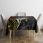 Penrith Panthers Rugby Tablecloth Tribal Polynesian Power Art - Lightning Mascot