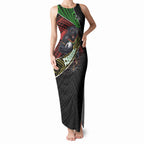 Penrith Panthers Rugby Tank Maxi Dress Tribal Polynesian Power Art - Lightning Mascot