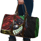 Penrith Panthers Rugby Travel Bag Tribal Polynesian Power Art - Lightning Mascot