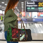 Penrith Panthers Rugby Travel Bag Tribal Polynesian Power Art - Lightning Mascot