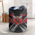 Essendon Bombers Australian Football Laundry Basket Fierce Mosquito Pilot Mascot - Bold Team Colors