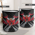 Essendon Bombers Australian Football Laundry Basket Fierce Mosquito Pilot Mascot - Bold Team Colors