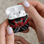 Essendon Bombers Australian Football AirPods Case Fierce Mosquito Pilot Mascot - Bold Team Colors