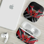 Essendon Bombers Australian Football AirPods Case Fierce Mosquito Pilot Mascot - Bold Team Colors