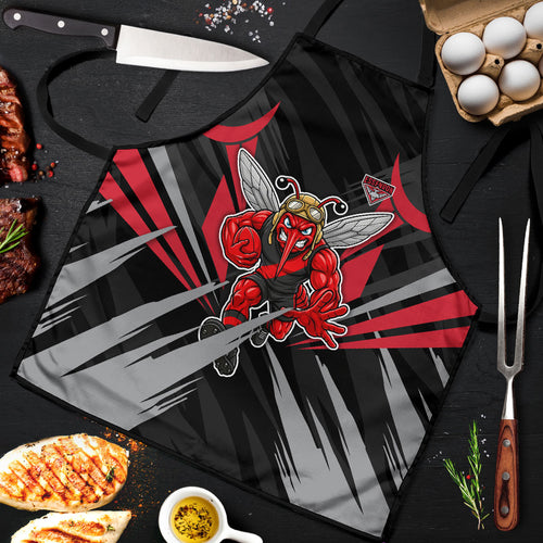 Essendon Bombers Australian Football Apron Fierce Mosquito Pilot Mascot - Bold Team Colors