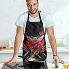 Essendon Bombers Australian Football Apron Fierce Mosquito Pilot Mascot - Bold Team Colors