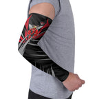 Essendon Bombers Australian Football Arm Sleeves Fierce Mosquito Pilot Mascot - Bold Team Colors