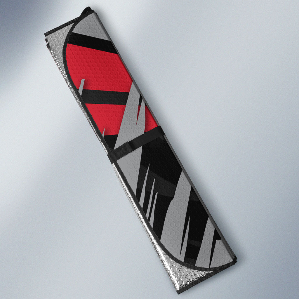 Essendon Bombers Australian Football Auto Sun Shade Fierce Mosquito Pilot Mascot - Bold Team Colors