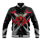 Essendon Bombers Australian Football Baseball Jacket Fierce Mosquito Pilot Mascot - Bold Team Colors