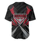 Essendon Bombers Australian Football Baseball Jersey Fierce Mosquito Pilot Mascot - Bold Team Colors