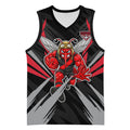 Essendon Bombers Australian Football Basketball Jersey Fierce Mosquito Pilot Mascot - Bold Team Colors
