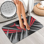 Essendon Bombers Australian Football Bathroom Set Fierce Mosquito Pilot Mascot - Bold Team Colors