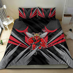 Essendon Bombers Australian Football Bedding Set Fierce Mosquito Pilot Mascot - Bold Team Colors