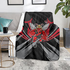 Essendon Bombers Australian Football Blanket Fierce Mosquito Pilot Mascot - Bold Team Colors