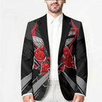 Essendon Bombers Australian Football Blazer Fierce Mosquito Pilot Mascot - Bold Team Colors