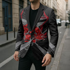 Essendon Bombers Australian Football Blazer Fierce Mosquito Pilot Mascot - Bold Team Colors