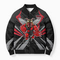 Essendon Bombers Australian Football Bomber Puffer Jacket Fierce Mosquito Pilot Mascot - Bold Team Colors