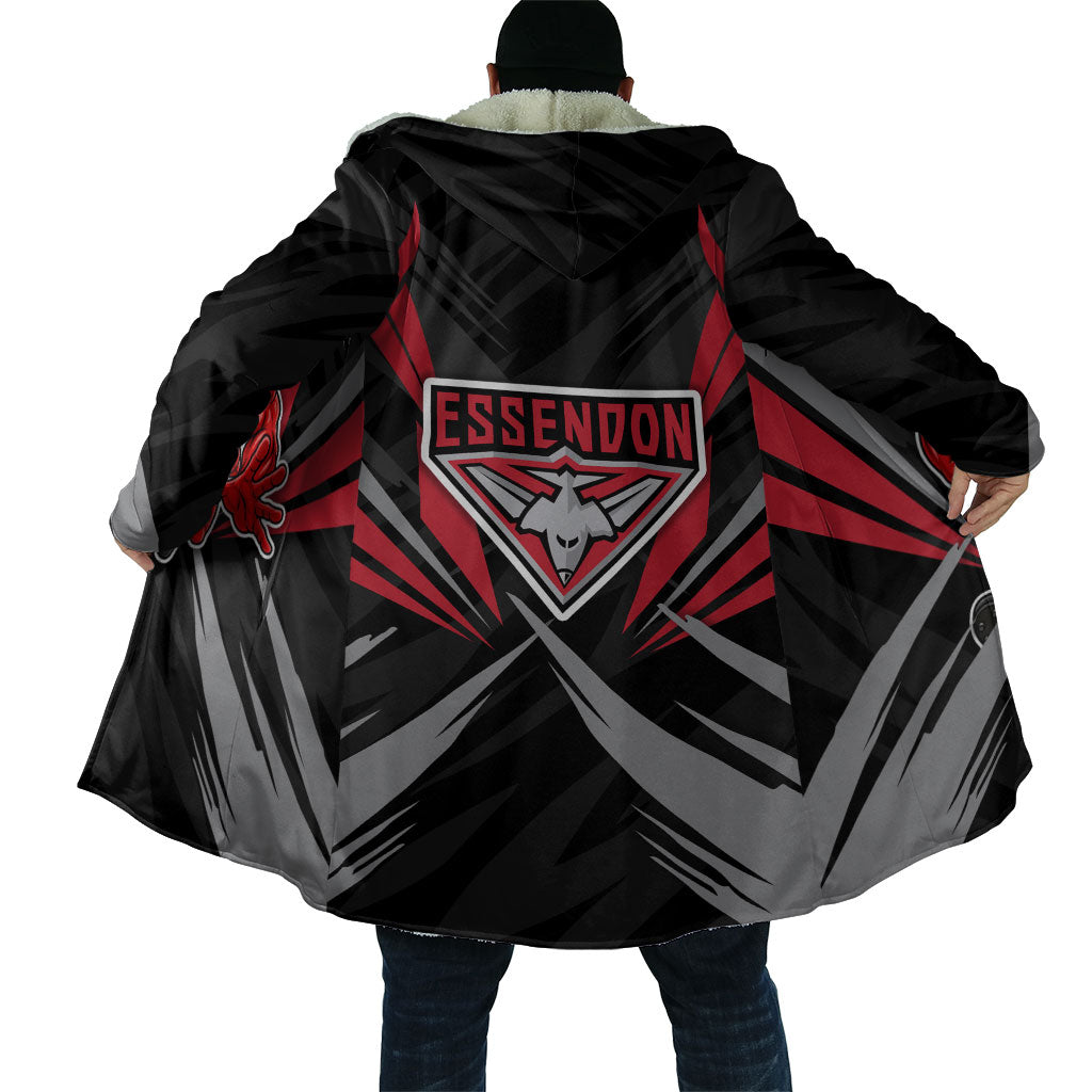 Essendon Bombers Australian Football Cloak Fierce Mosquito Pilot Mascot - Bold Team Colors