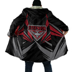 Essendon Bombers Australian Football Cloak Fierce Mosquito Pilot Mascot - Bold Team Colors