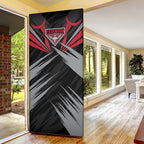 Essendon Bombers Australian Football Door Cover Fierce Mosquito Pilot Mascot - Bold Team Colors