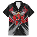 Essendon Bombers Australian Football Family Matching Puletasi and Hawaiian Shirt Fierce Mosquito Pilot Mascot - Bold Team Colors