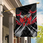 Essendon Bombers Australian Football Garden Flag Fierce Mosquito Pilot Mascot - Bold Team Colors
