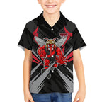 Essendon Bombers Australian Football Hawaiian Shirt Fierce Mosquito Pilot Mascot - Bold Team Colors