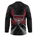 Essendon Bombers Australian Football Hockey Jersey Fierce Mosquito Pilot Mascot - Bold Team Colors