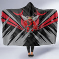 Essendon Bombers Australian Football Hooded Blanket Fierce Mosquito Pilot Mascot - Bold Team Colors