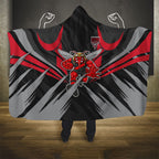 Essendon Bombers Australian Football Hooded Blanket Fierce Mosquito Pilot Mascot - Bold Team Colors