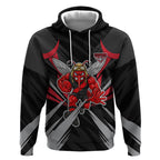 Essendon Bombers Australian Football Hoodie Fierce Mosquito Pilot Mascot - Bold Team Colors