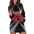 Essendon Bombers Australian Football Hoodie Dress Fierce Mosquito Pilot Mascot - Bold Team Colors