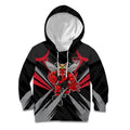 Essendon Bombers Australian Football Kid Hoodie Fierce Mosquito Pilot Mascot - Bold Team Colors