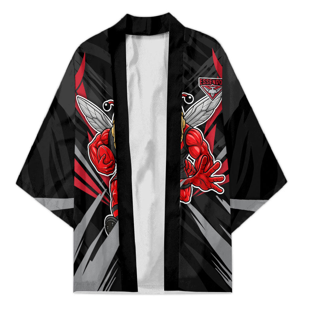 Essendon Bombers Australian Football Kimono Fierce Mosquito Pilot Mascot - Bold Team Colors
