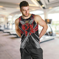 Essendon Bombers Australian Football Men Tank Top Fierce Mosquito Pilot Mascot - Bold Team Colors